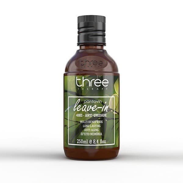 Leave-in Anti Frizz Protetor Térmico Pantovin 48h Anti-Umidade 250g Protetor Térmico Anti Frizz