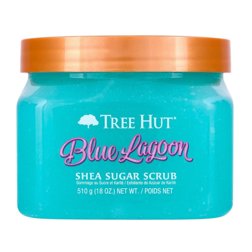 Esfoliante de Açúcar Shea da Tree Hut, Blue Lagoon, 18 oz AZJC