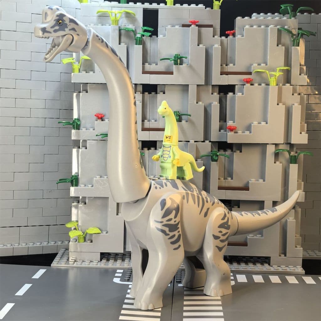 2026 novo estilo Brachiosaurus tiranossauro Velociraptor Pterosaur mundo bloco de construção jurássico minifigura montag