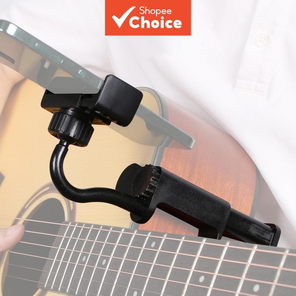 Suporte Universal De Telefone Para Guitarra-Ajustável Transmissão Ao Vivo , Ensino E Gravação , Adequado Ukulele
