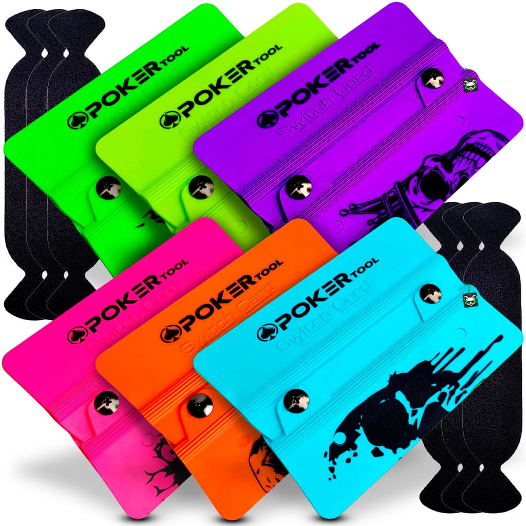 Espátula Envelopamento Switch Card C/ Feltro Insulfilm Adesivo Película Vinil Poker Tool