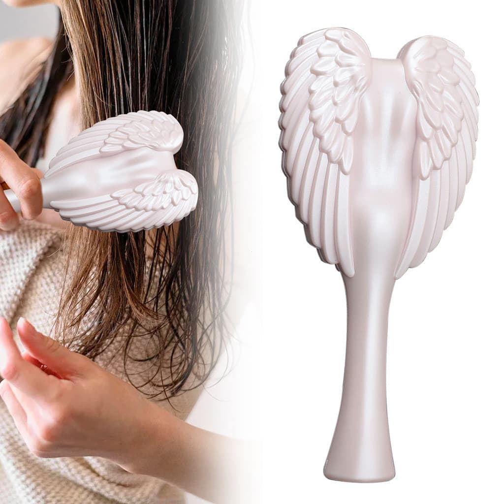 Pentes De Massagem Para Cabeleireiro Profissional Angel Detangling Tangle Hairbrush Pente Anti-Estático Mulheres Ferrame
