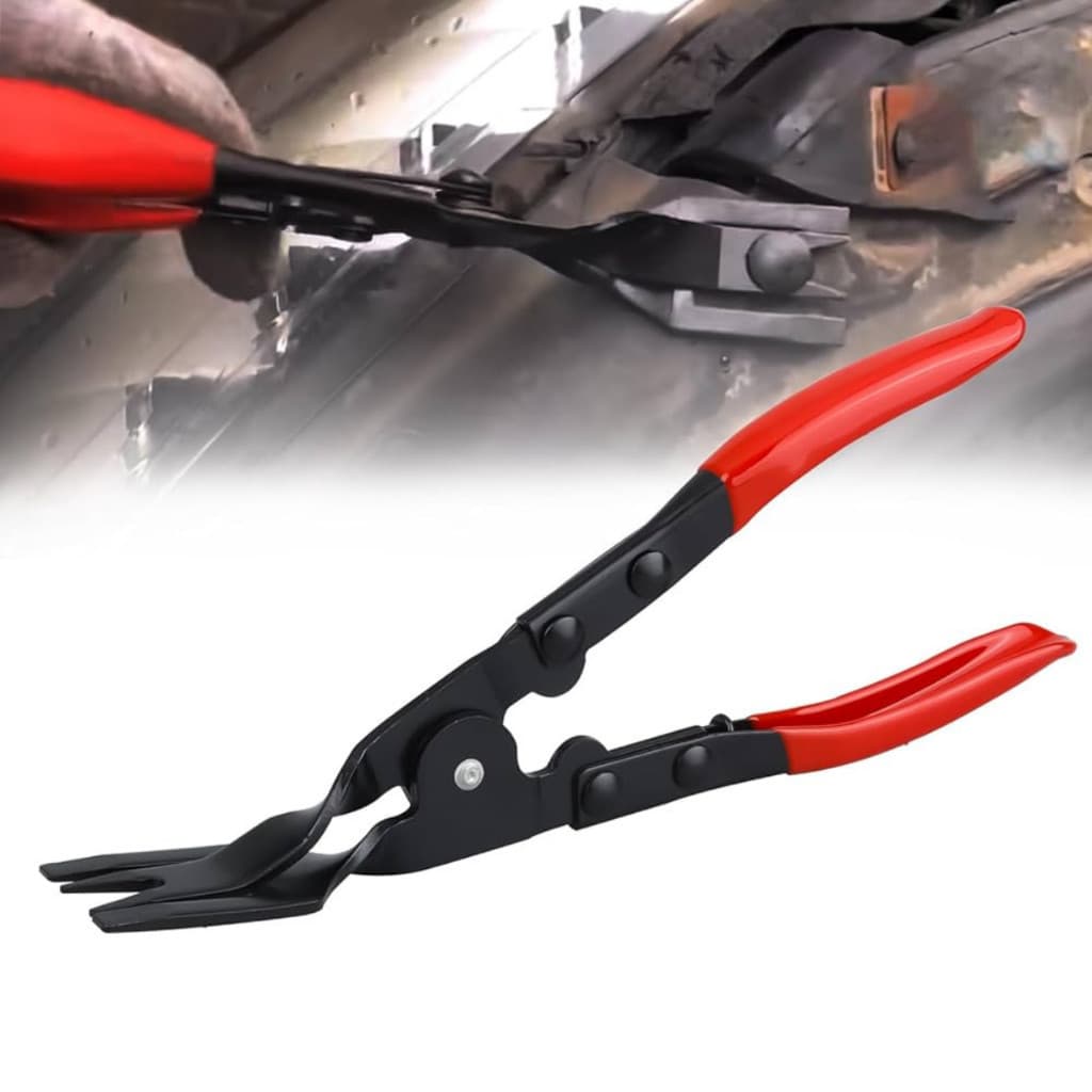 Alicate Removedor Travas Fixadoras Grampos Forração Clips Forro de Teto e Portas Assoalho Carro
