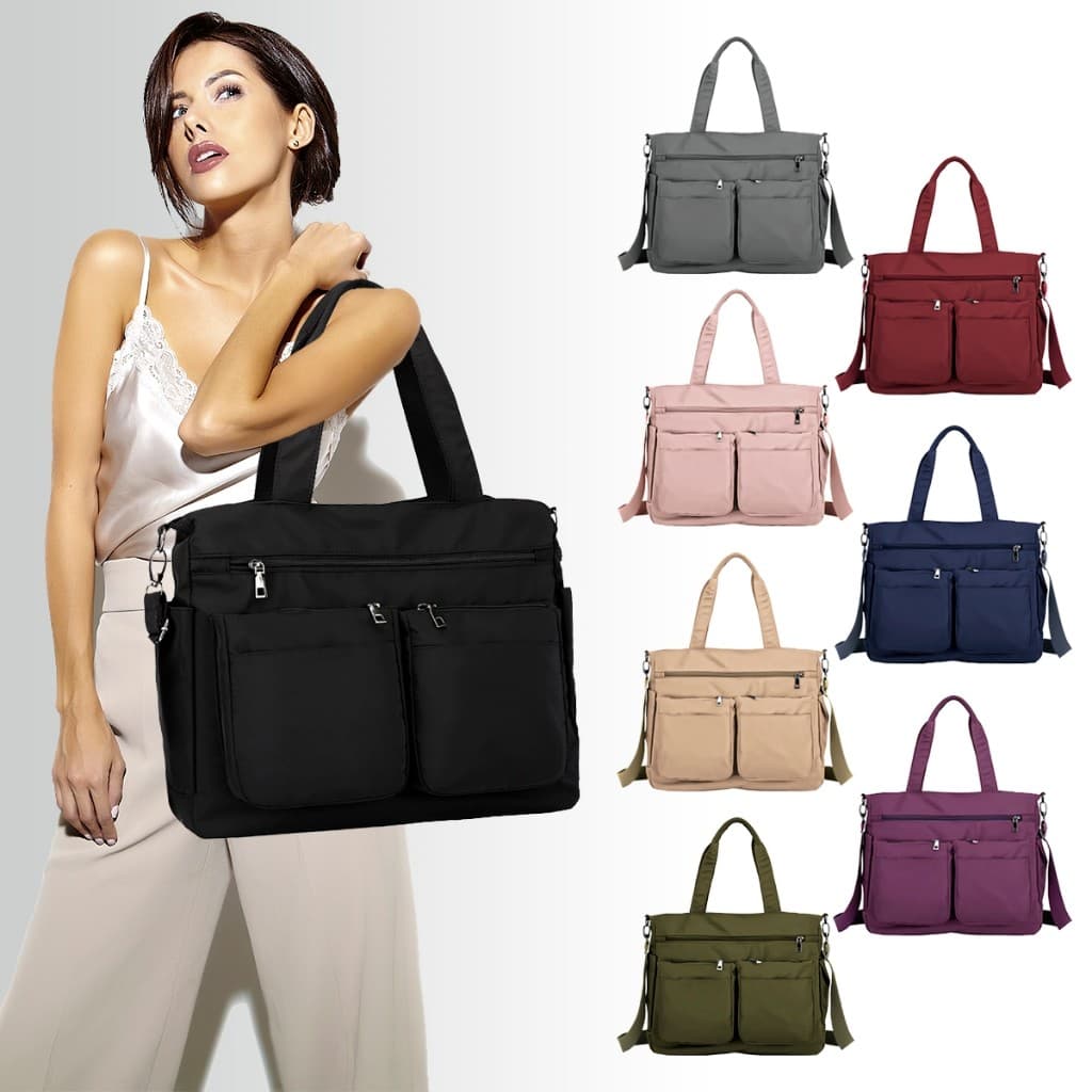 Bolsa Feminina Sacola Grande Alça De Ombro Academia Esporte Trabalho Passeio