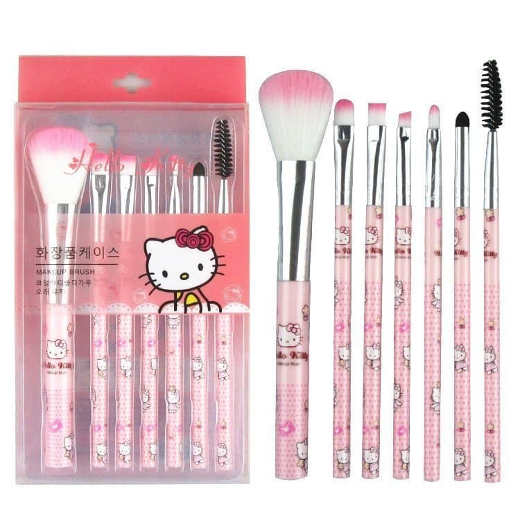 Makeup Tools 7-Piece Set Makeup Brush Suit Beginner Blush Eyebrow Lip Eye Shadow Brush Beauty Tools OEVN