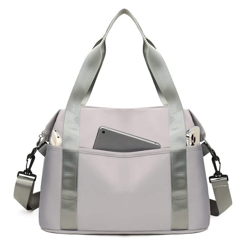 Pequeno médio saco de bagagem frente copo de água bolso Oxford pano saco de armazenamento de viagem aviação portátil sac