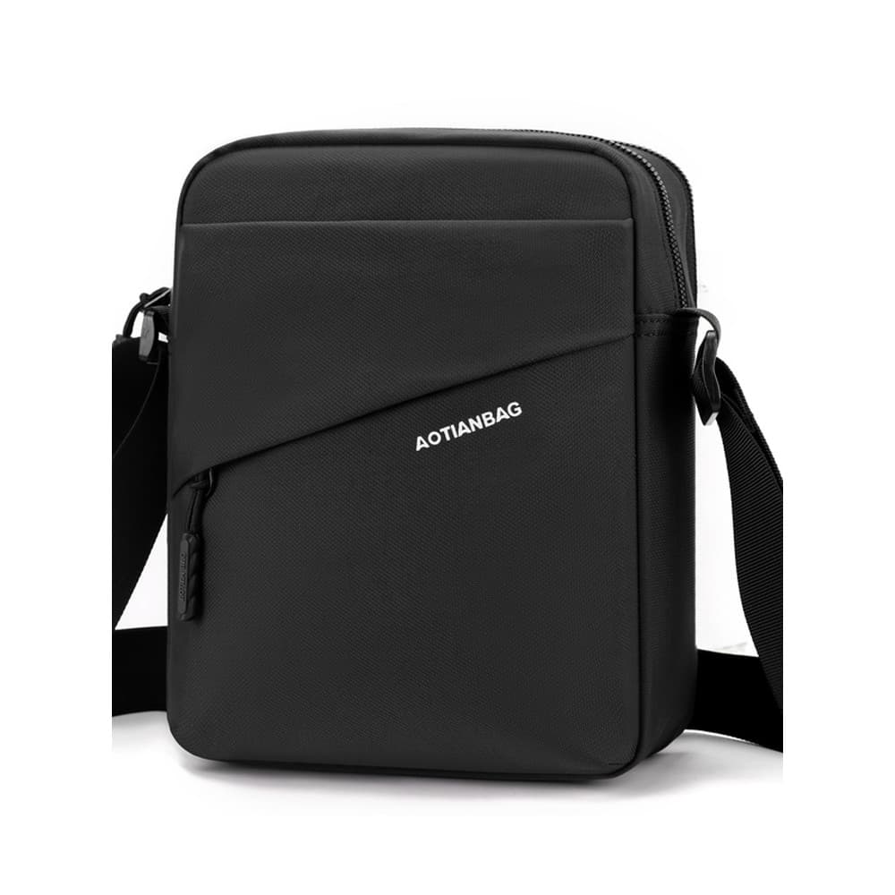 Nova bolsa masculina Vertical Oxford pano bolsa de ombro contraste cor na moda esportes saco do mensageiro masculino ao