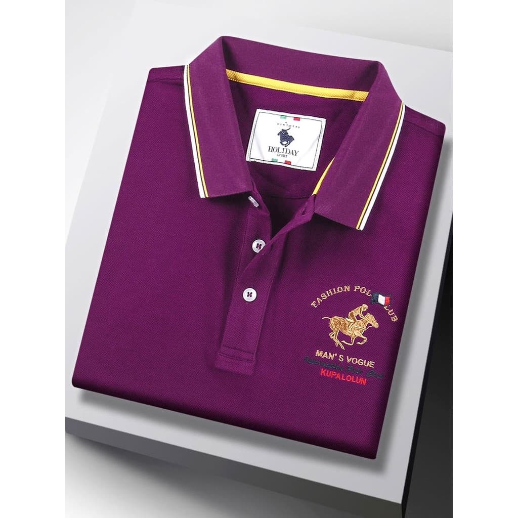Verão cor sólida camiseta puro algodão Paul camisa polo pai de manga curta negócios Casual masculino solto Plus Size cam