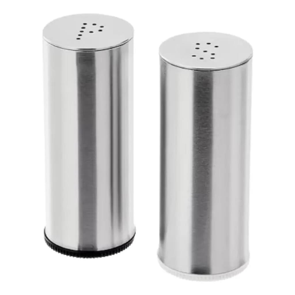 Saleiro Pimenteiro Inox Porta Tempero de Mesa Restaurante