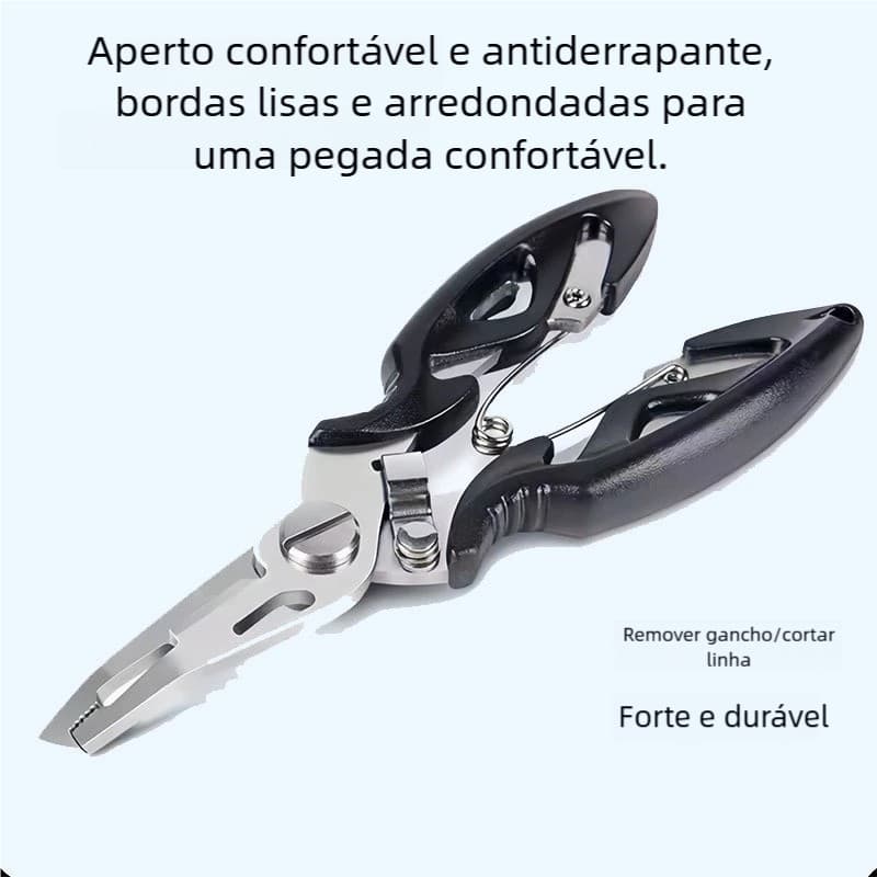 Multifuncional Alicate de Pesca Sem Capa Aço Inoxidável Isca de Boca Curvada Linha Vigrosa