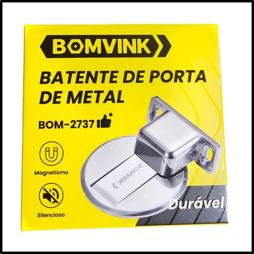 Prendedor Fixador Trava Batedor Magnético De Porta Fita 3m