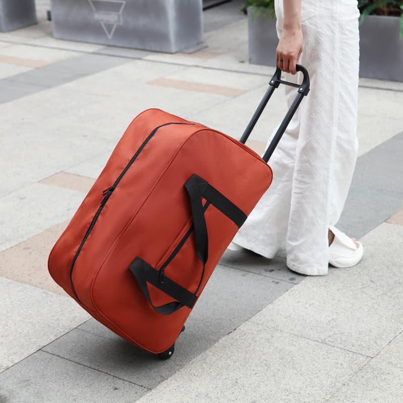 Versão coreana portátil leve dobrável bolsa de bagagem de curta distância masculina bolsa de bagagem de pano Oxford bols