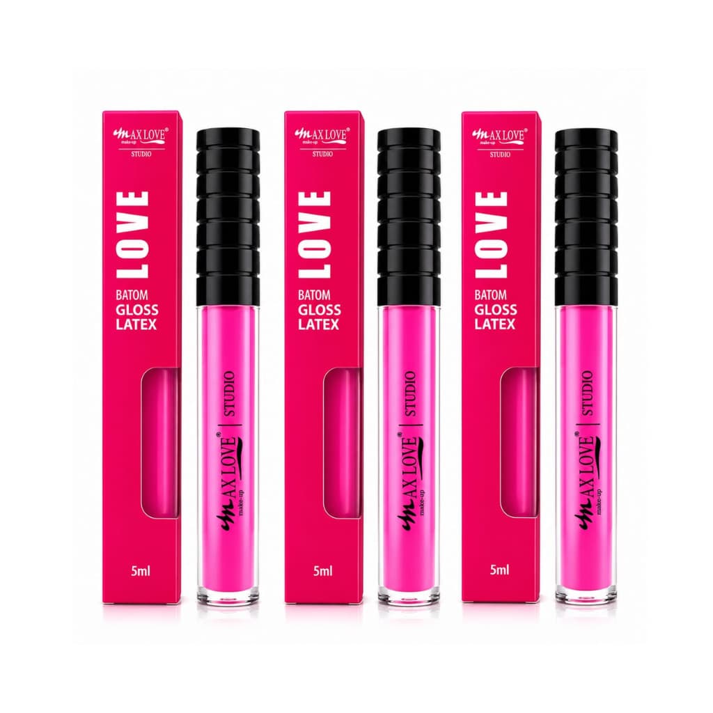 BATOM GLOSS LATEX MORANGO N/13 MAX LOVE UNIDADE COD.347