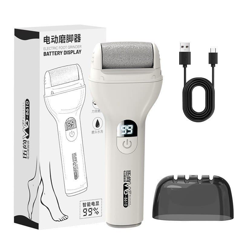 Removedor de calos para os pés Wushang, lixa para remover pele morta, raspador de pés, removedor de calos para os pés, f