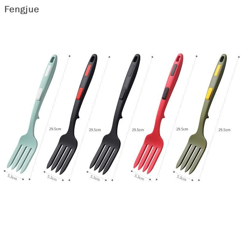 Fengjue Utensílios De Cozinha Flexíveis Multi-Função Servidor De Espaguete Garfo De Silicone Garfos De Salada Batendo Se