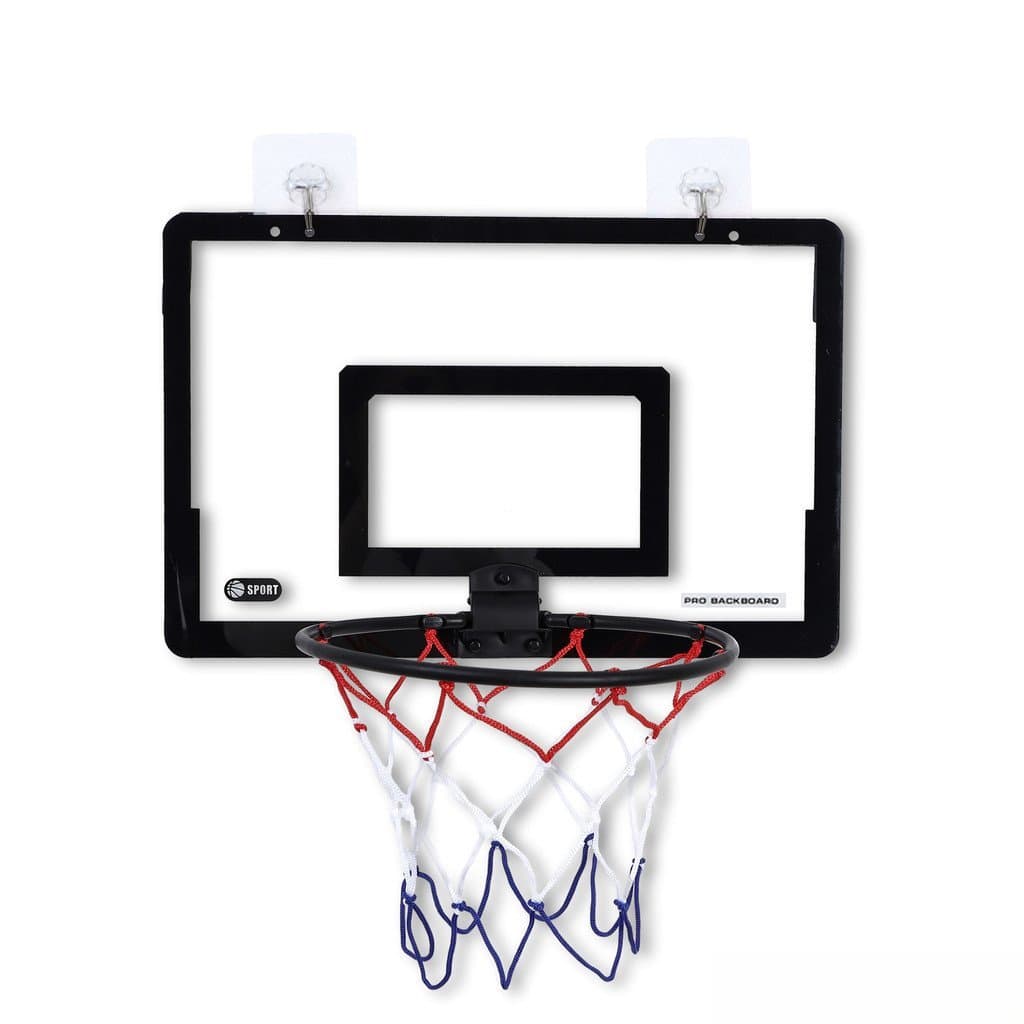 Suporte de Basquete Mini para Interior, com Cesta Flexível Dobrável, Conjunto Montado na Parede Q0RK