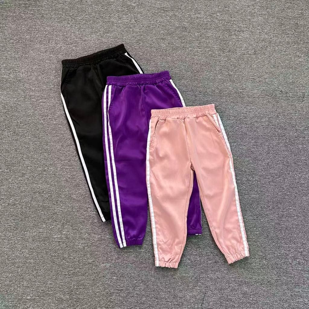 B2249 verão estilo fino calças esportivas infantis clássico três barras Leggings calças casuais meninos meninas calças A