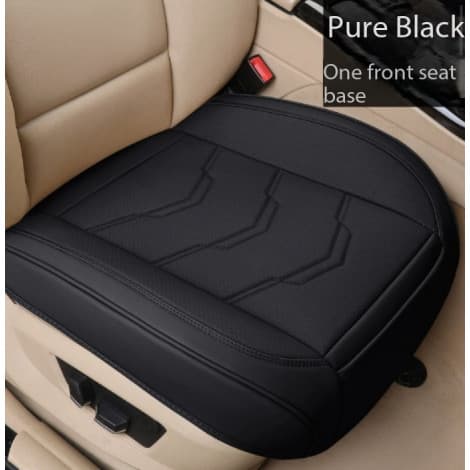 Capa De Assento De Carro Para Luxo E Conforto-Couro PU , Antiderrapante , Proteção Completa Com Bolso De Armazenamento A