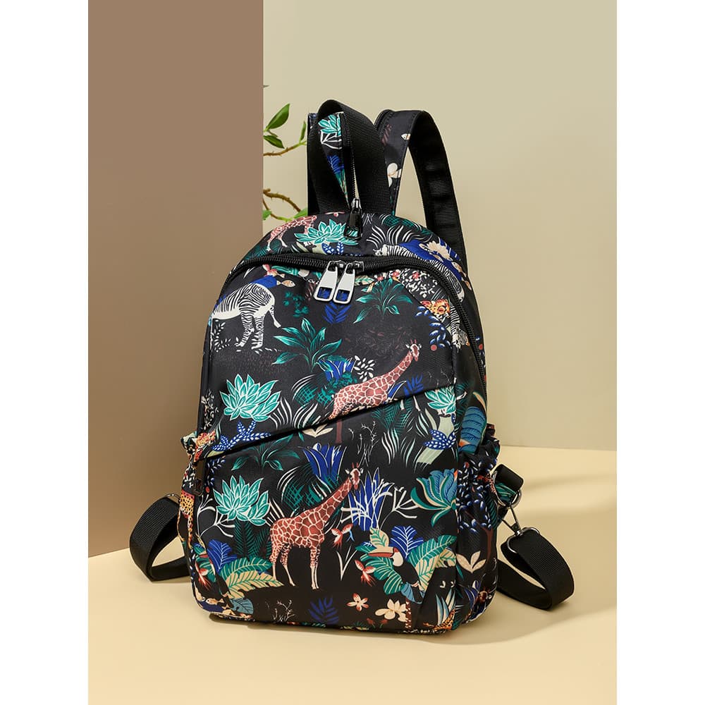 Mochila de viagem leve feminina 2025 novo estilo elegante estilo ocidental senhoras mochila Oxford pano lazer passeio sa