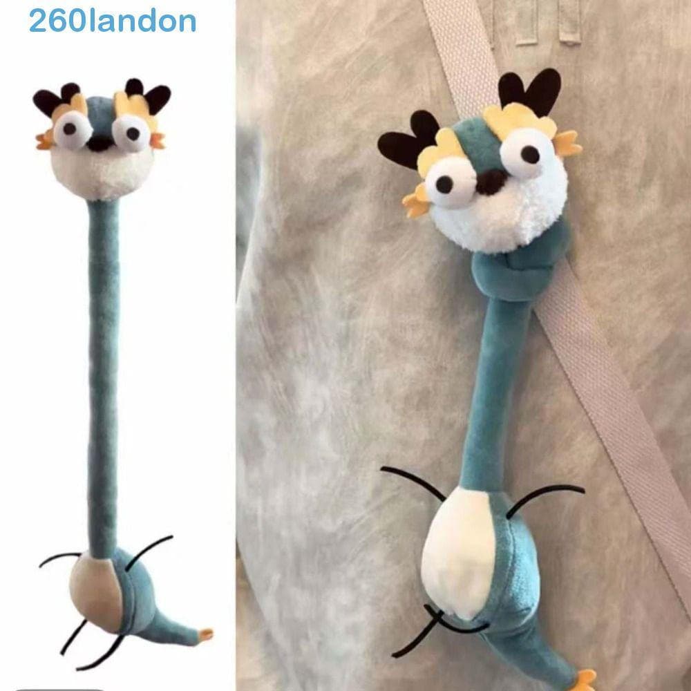 Chaveiro De Pelúcia De Macaco De Pescoço Longo LANDON , Pingente De Bolsa De Coelho De Cor Branca Estilo Bonito Cavalo D