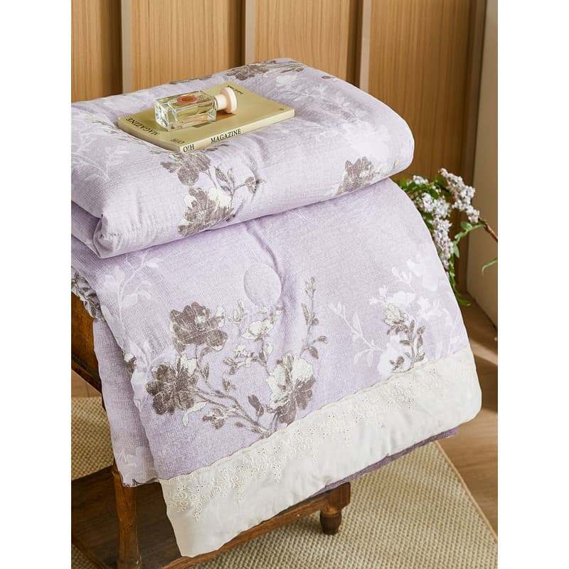 Classe A colcha de verão 2026 novo estilo Original linho algodão renda luz luxo Premium verão colcha dormitório cama cas