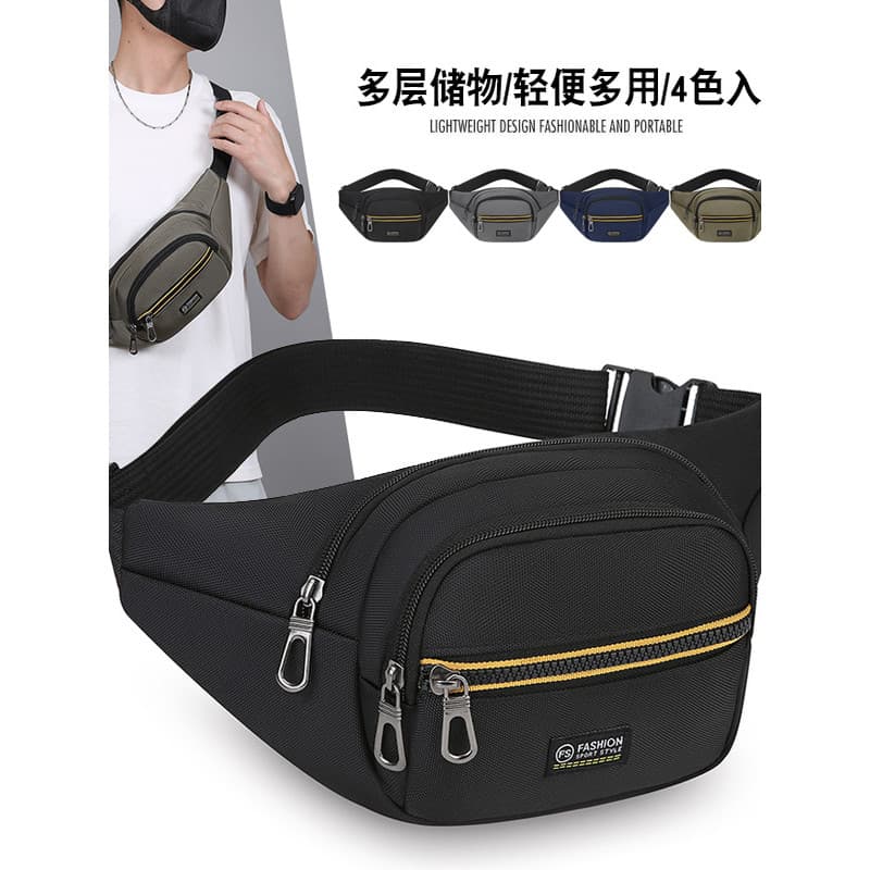 Yuxiang novo estilo bolsa de cintura das mulheres dos homens multifuncional grande capacidade à prova dwaterproof água m