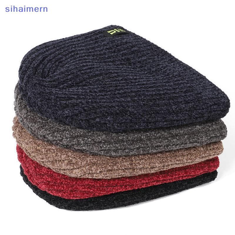 sihaimern Gorro De Malha De Inverno Macio E Elástico Para Homens Mulheres , Boné Confortável Quente Desleixado BR