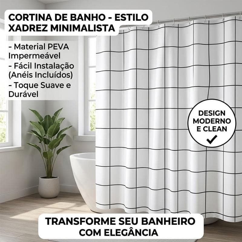 3D Com ímã Cortina de Box para Banheiro cilhós Anti Mofo Resistente Alta Qualidade 100%PVC 1.8mx1,8m