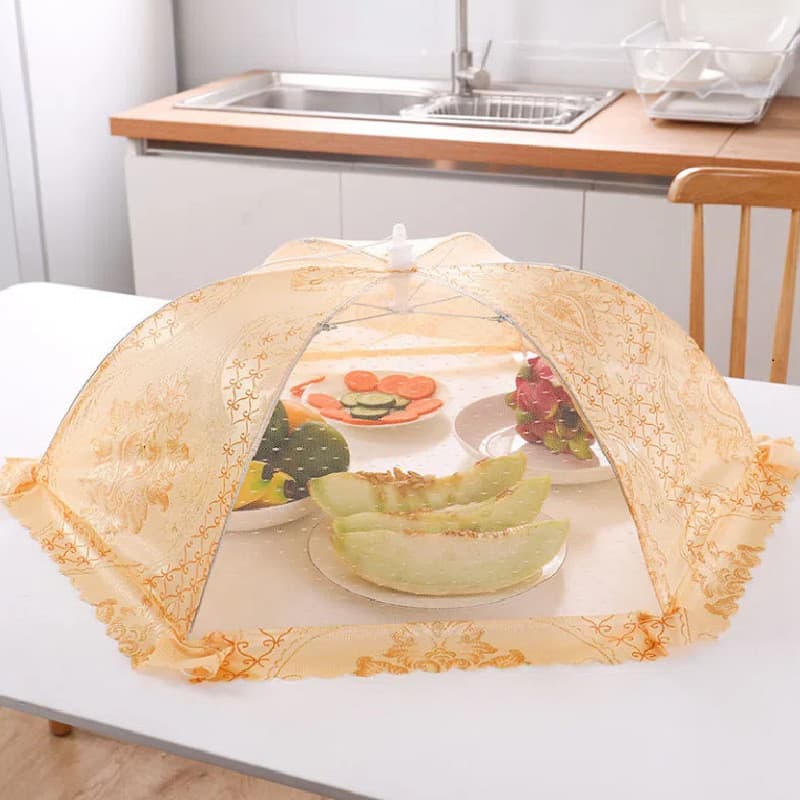 Sub conjunto de mesa de cobertura de jantar Net Food Cozinha europeia Rede doméstica Tipo de cobertura de gaze Capa de a