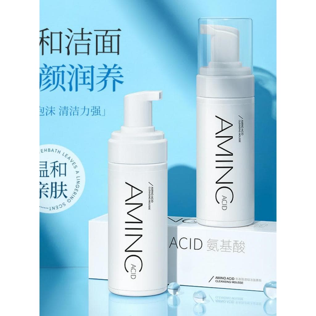 CYCY Mousse de limpeza de aminoácidos, espuma de limpeza suave, controle de óleo, limpador Facial de aminoácidos