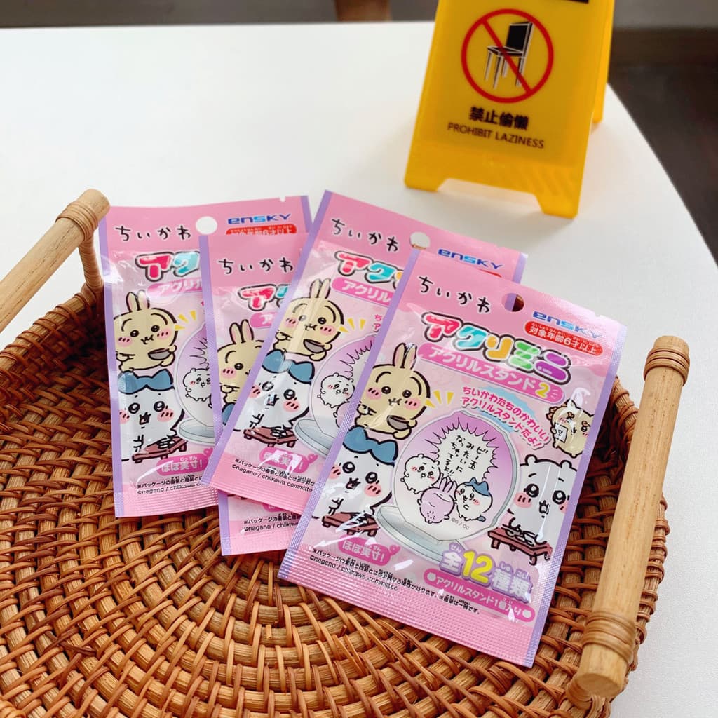 Cartão de pé acrílico japonês único bonito chiikwa Kawa 4.2 * 3.5 * 2.5 cm