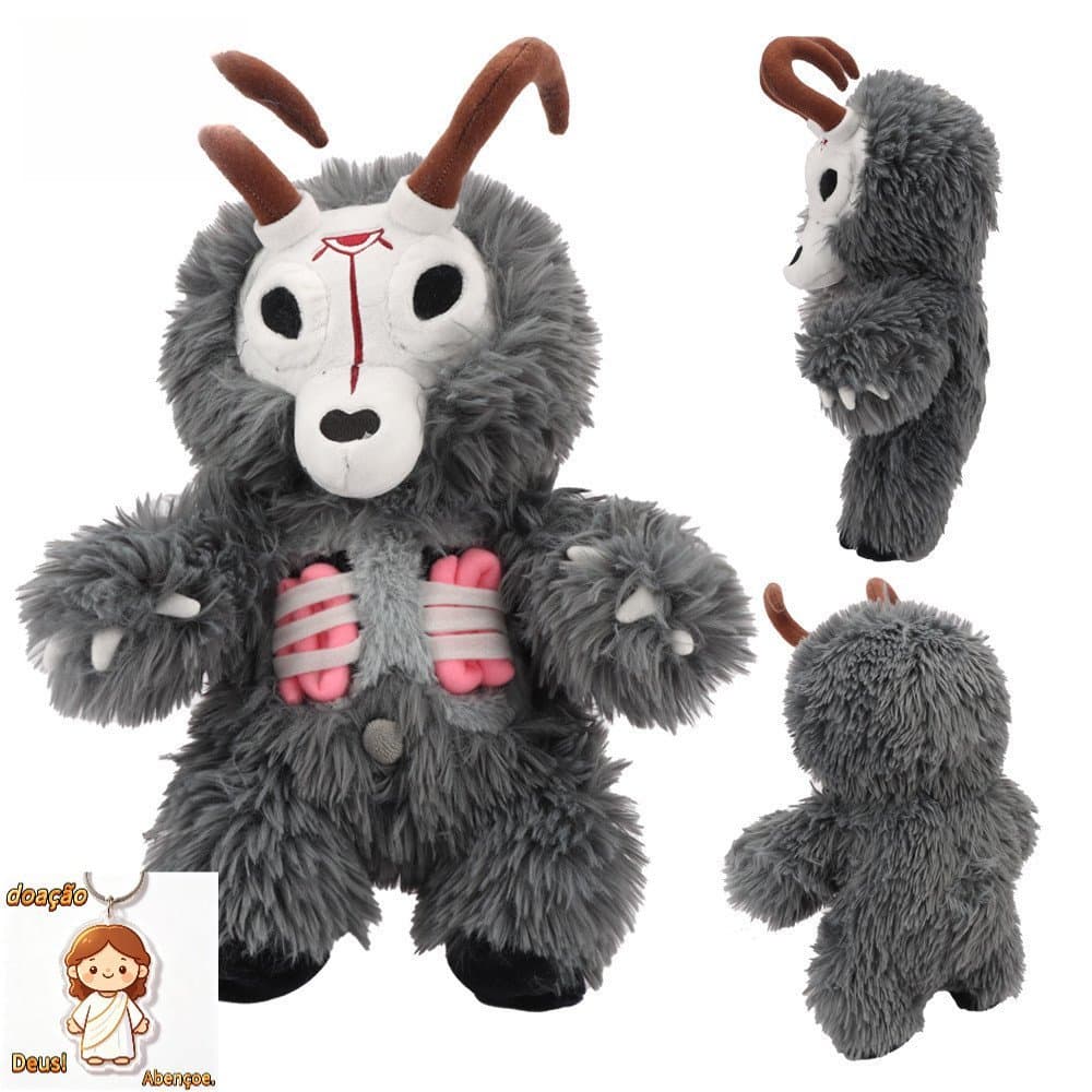 Wendigo Zombie Deer Head Brinquedo De Pelúcia Recheado Boneca Infantil Aniversário Halloween Presentes Criativo