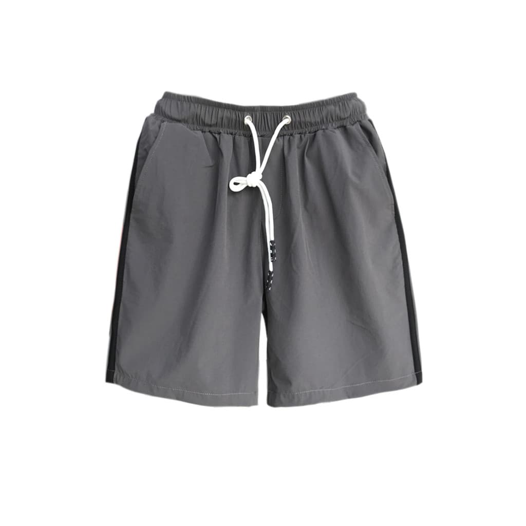 Calças de cinco pontos Shorts masculinos na moda solto Casual esportes verão masculino All-match estiramento respirável