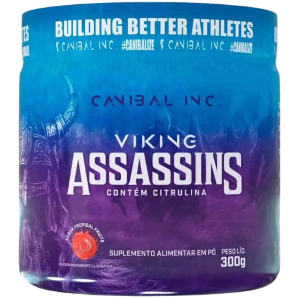 PRÉ TREINO VIKING ASSASINS 300G CANIBAL INC