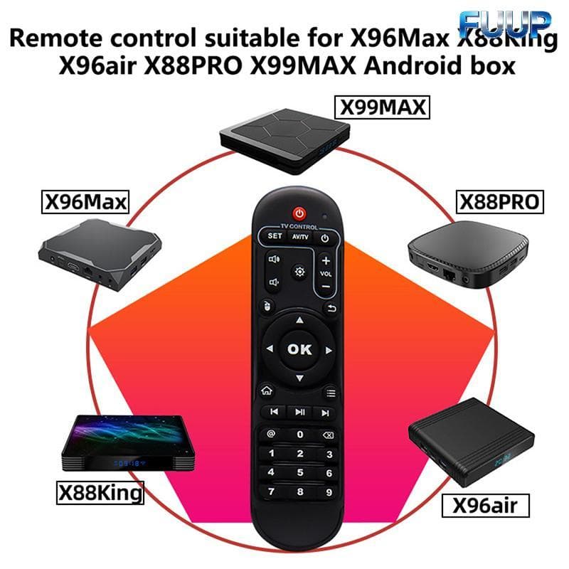 FUUP X96 MAX Controle Remoto Para X96MAX X96Air X88King X88PRO Conjunto Aidroid Caixa Superior media player Quente