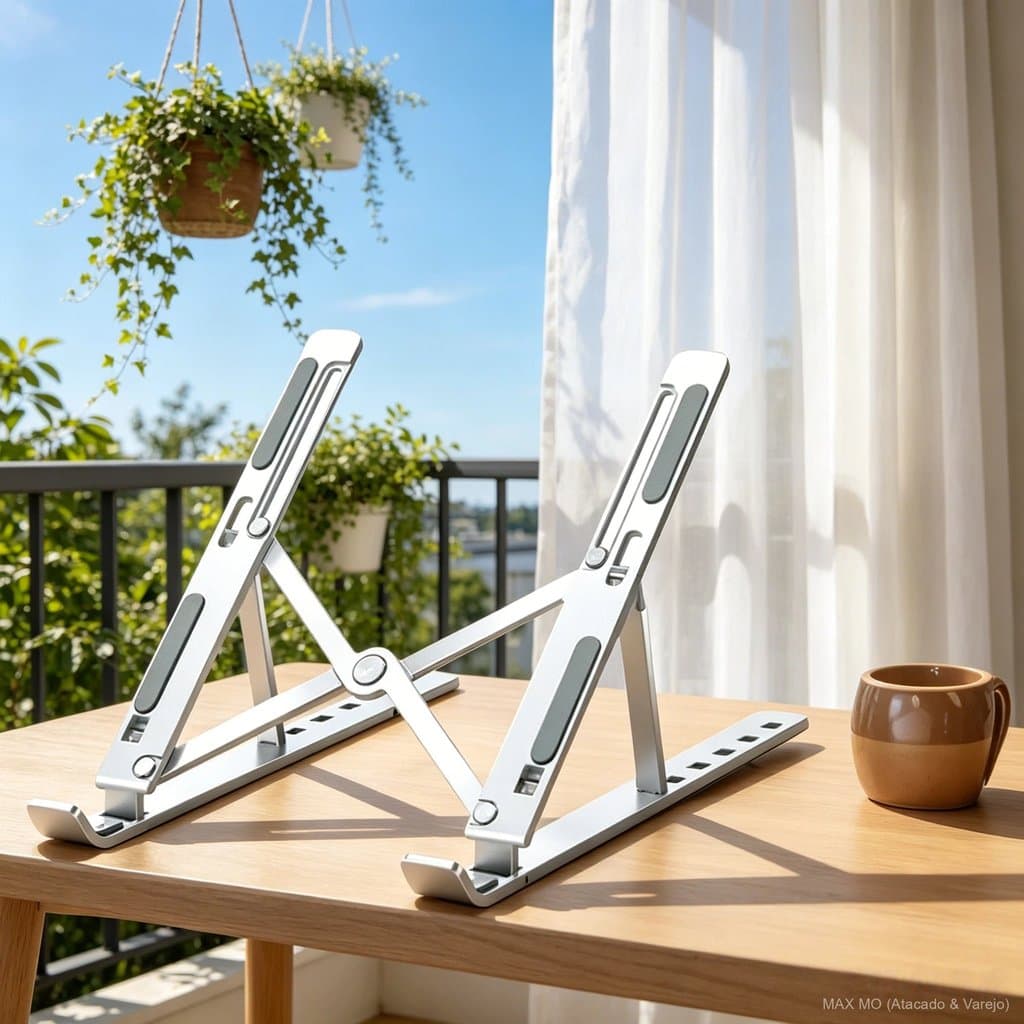 5 Pcs Base Laptop Elevada Ventilação Por Aberturas Amplo Espaço Para Periféricos Durável Design Simples