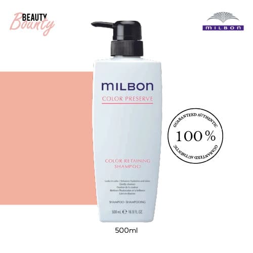 Shampoo Milbon ColorPreserve para Retenção de Cor 500ml ZFXG