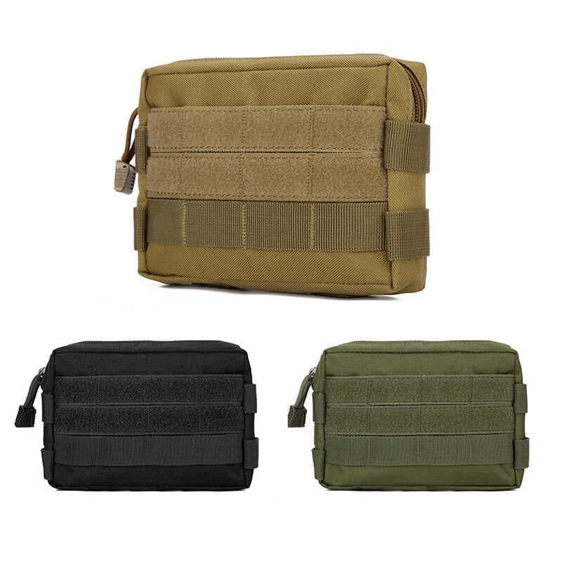 Cinto tático com bolsa molle acessório saco acessório ao ar livre tático pequeno saco de cintura colete diversos saco de