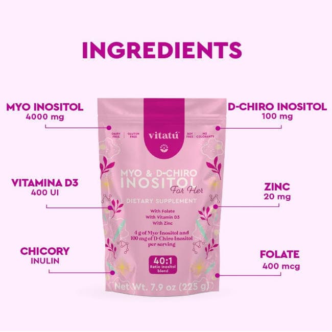 Novo produto TK Cross-Border 225g Inositol Powder MYO & D-CHIRO Fonte de suplemento de saúde.A2025 GENB