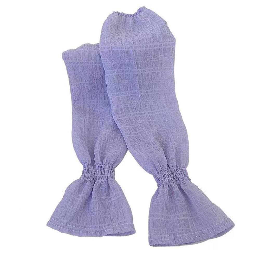 KENTONSD Protetor Solar Mangas Bonito Bolha Proteção UV Compridas Ciclismo Verão Manga Chiffon