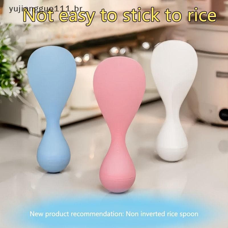 # Novo Colher De Arroz Para Cozinha Doméstica , Antiaderente E Em Pé , De Plástico , Pá Perfeita Cozinhar Todos Os Tempo