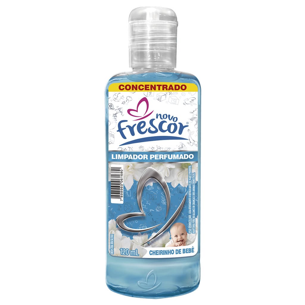 Limpador  Concentrado Novo Frescor Cheirinho De Bebê 120ml
