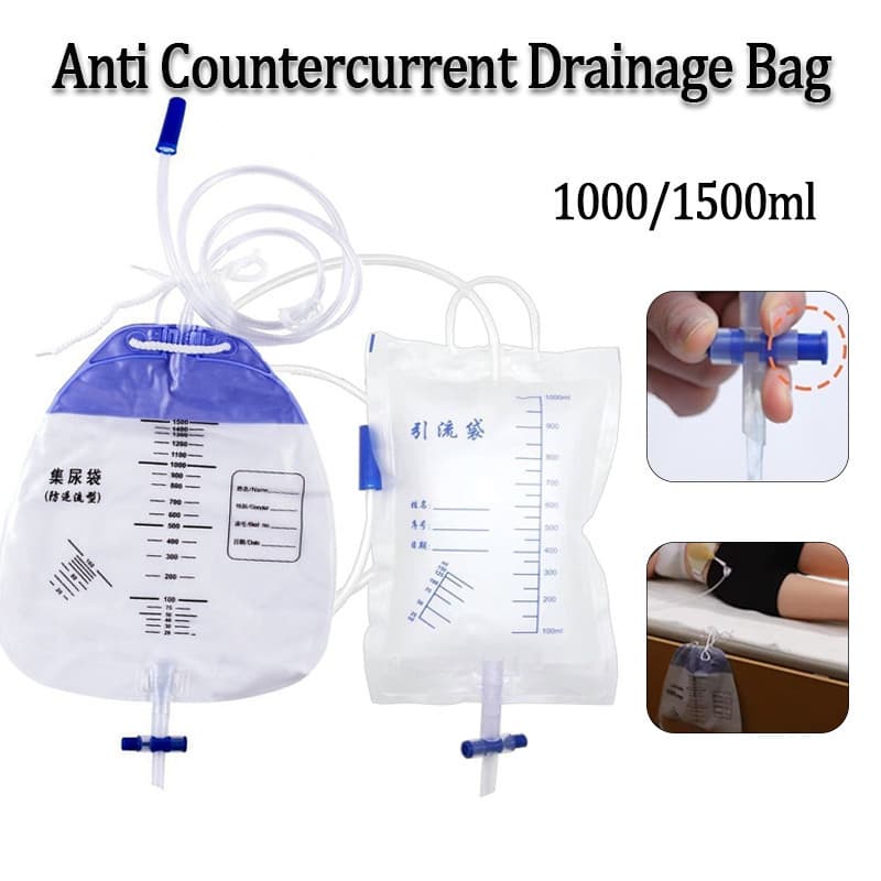Saco De Armazenamento De Urina Líquida Anti-Refluxo Bolsa De Coleta De Líquidos Descartável Espessada Para Cuidados Com