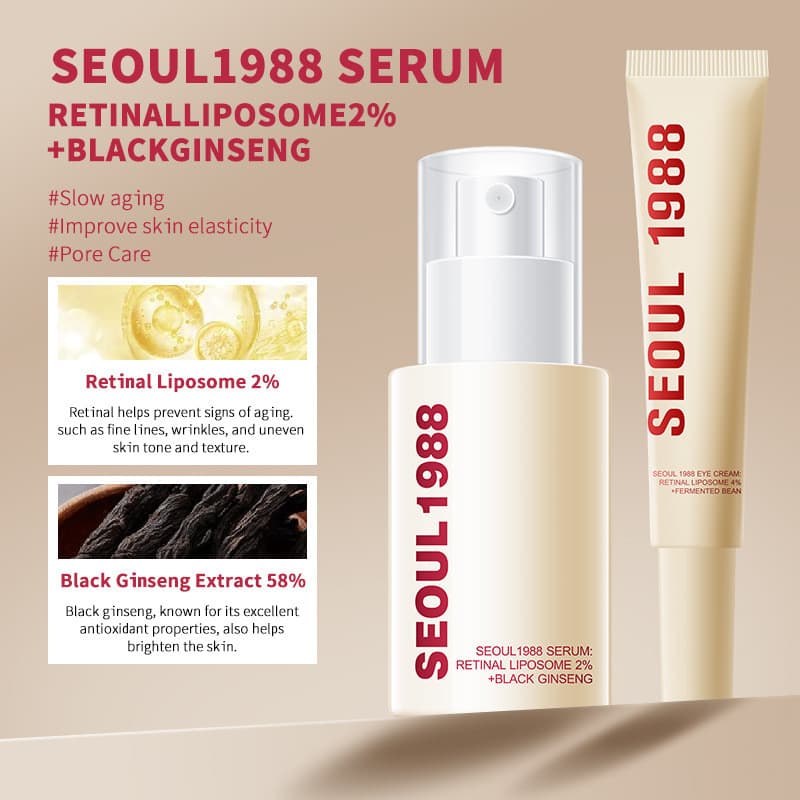 Bestseller internacional Seoul 1988 Eye Cream Retinol Eye Cream melhora olheiras e bolsas nos olhos, proporciona hidrata
