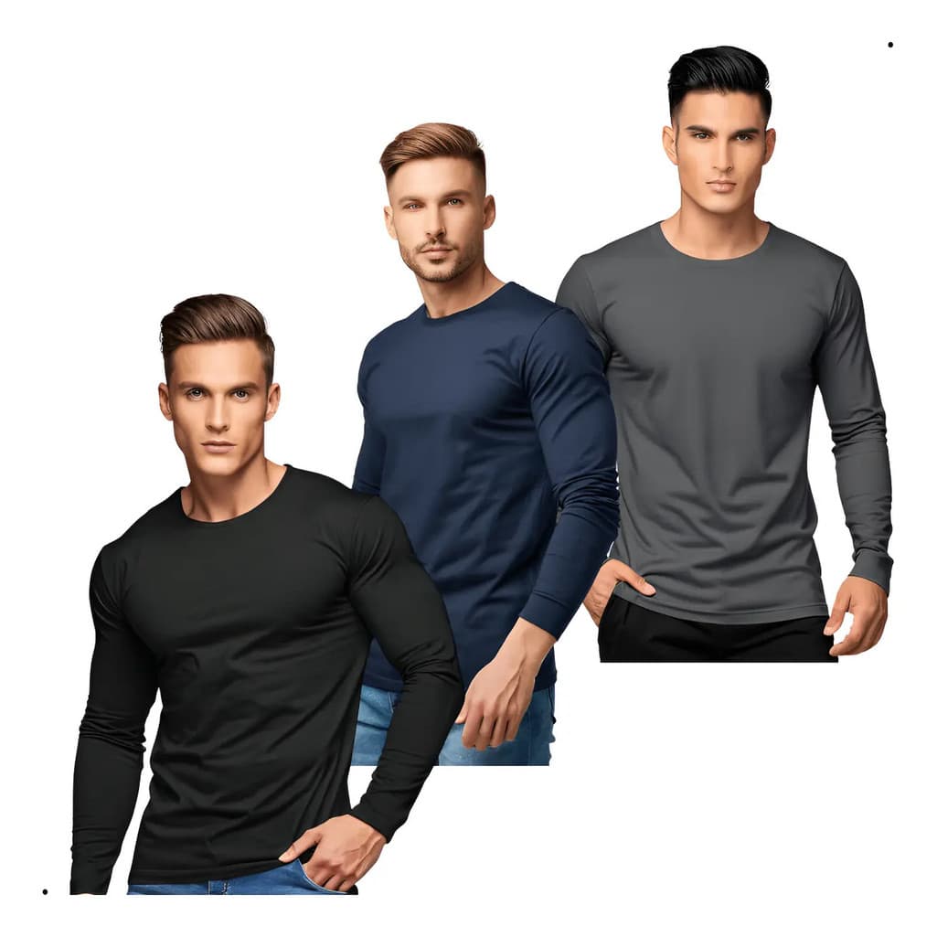Kit 3 Camiseta Blusa Térmica Proteção Solar Pedreiro Motoboy