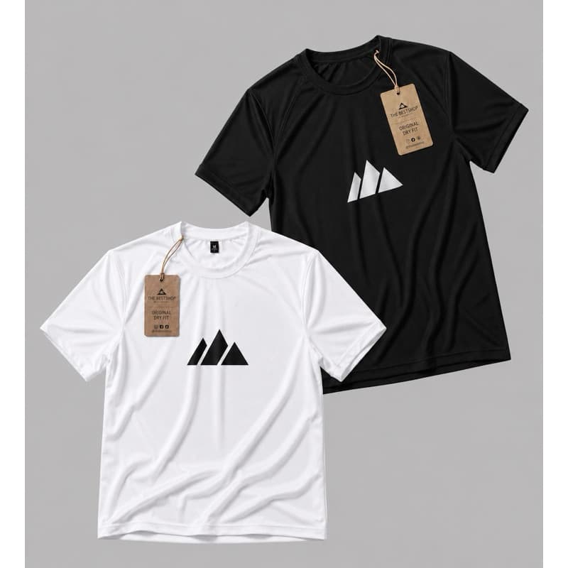 kit 2 Camisetas dryfit Premium tecido respirável leve treino academia esportiva envio rapido