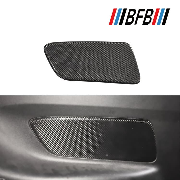 Adequado para 15-20 Ford Mustang modificado seco fibra de carbono Interior Mustang placa de cobertura traseira decoração