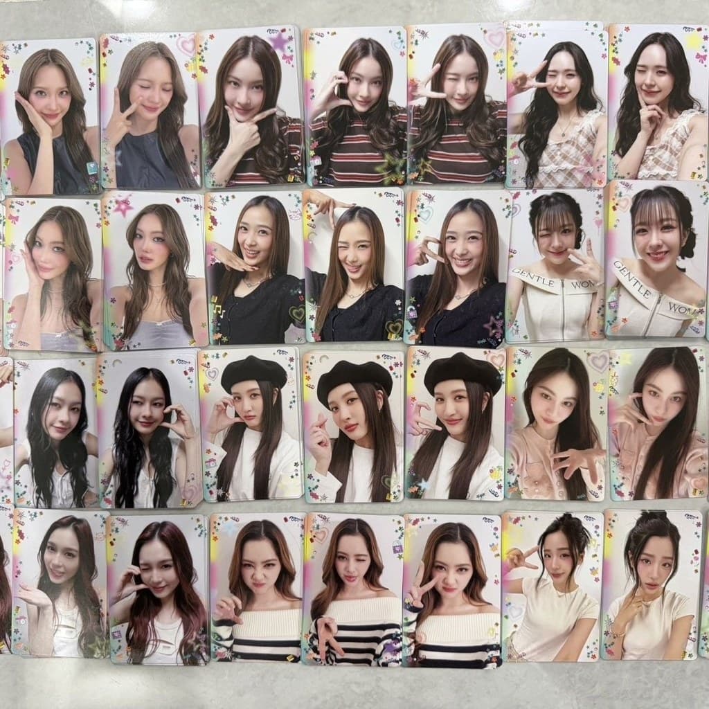 2026gmm bebê menina Photocard March livro justo açúcar sombra leite amor Mibon torta Jing tuprim cartão aleatório