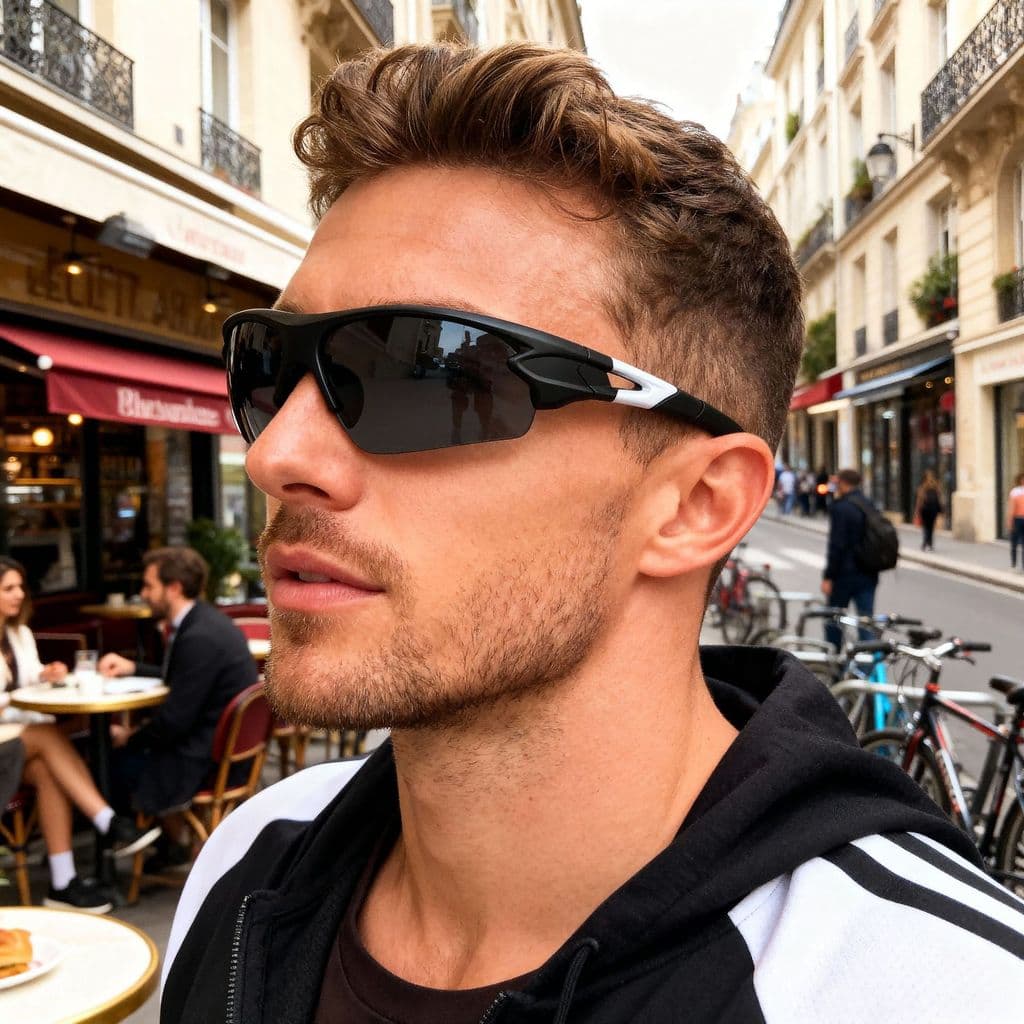 Moda óculos de sol masculino esportes ao ar livre ciclismo óculos Anti-ultravioleta bicicleta colorido óculos de sol cic