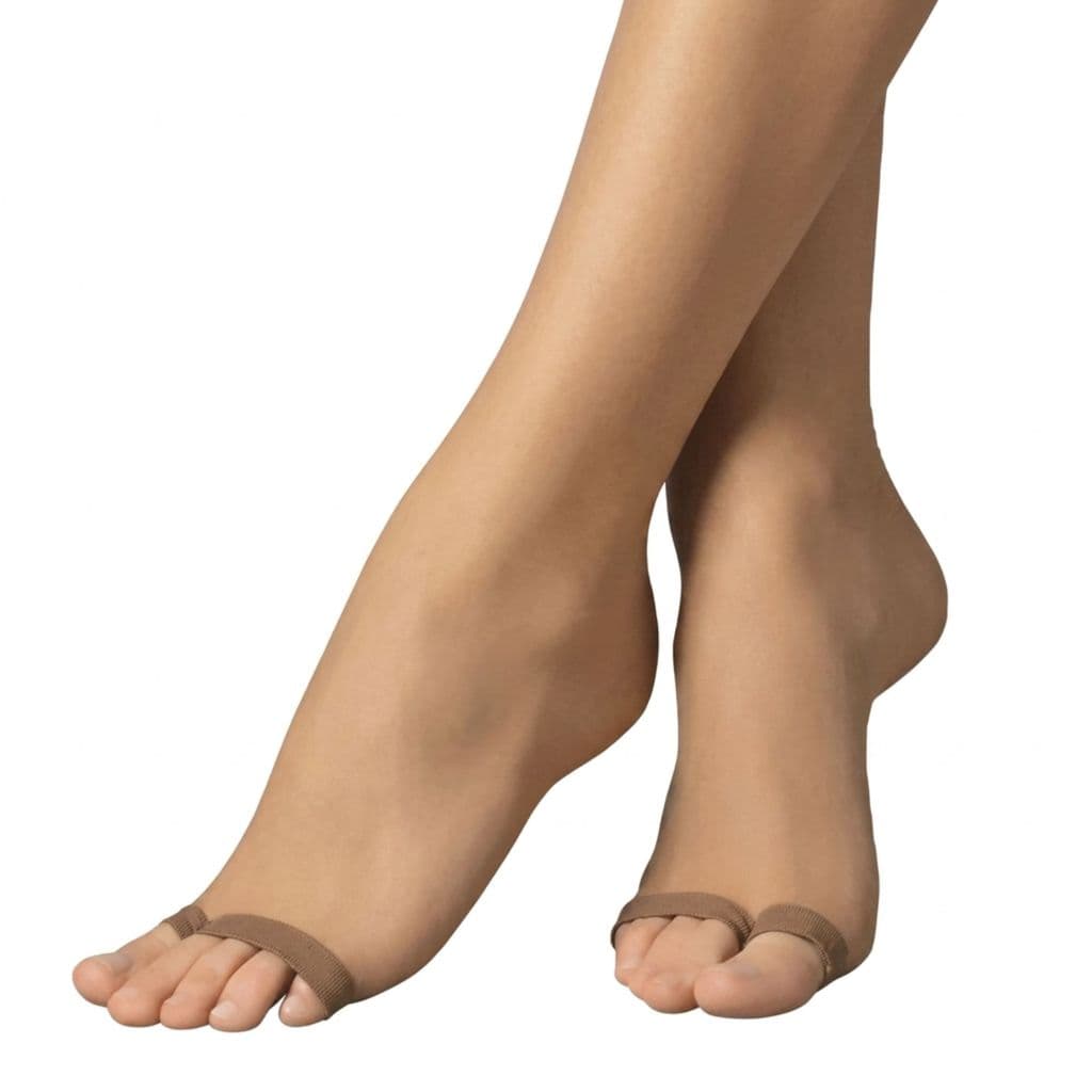 Kit 3 Pares De Meia Calça Dedinhos De Fora Adulto Fio 15 Selene Original REF 9805